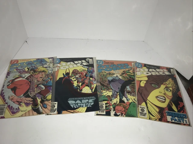 Atari Force mini comics DC, Lot of 4: Issues 4, 5, 8, 9 - 1982,
