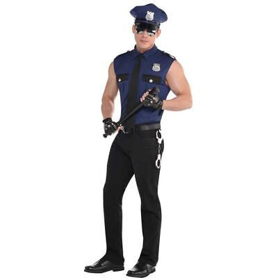 Adulto uomo US Marshall COP SCERIFFO Vice polizia Costume vestito 