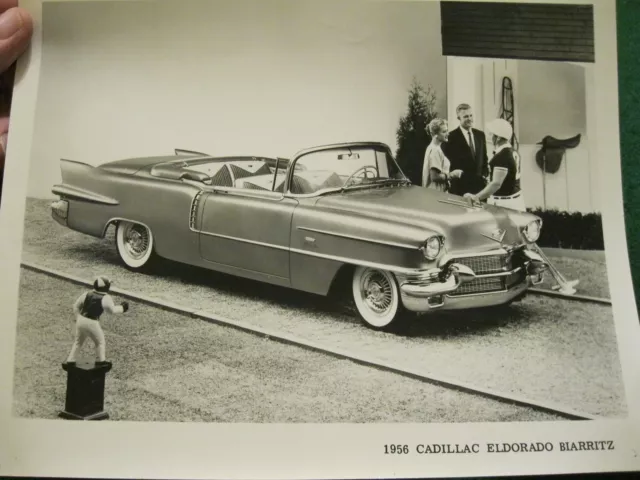 1956 Cadillac Factory Photo, 8 X 10 of the Eldorado Biarritz; ORIGINAL