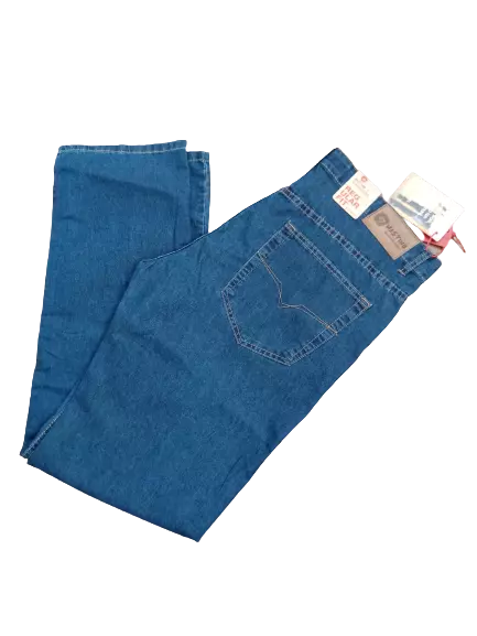 Jeans uomo Mastino RESISTENTE taglie forti pantalone elasticizzato vita alta