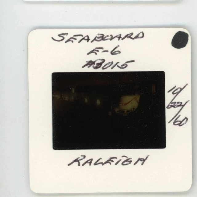 Duplicate  Train Slide Seaboard E-6 #3015 10/1960 Raleigh N Carolina 2