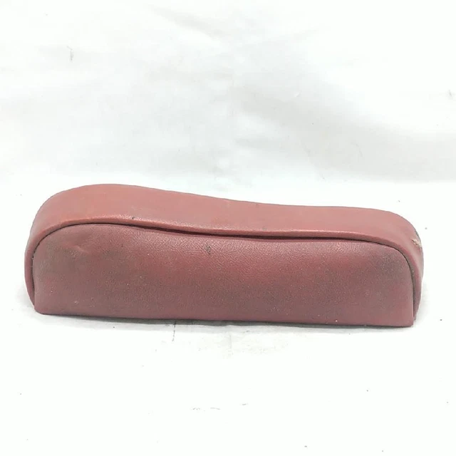 Vintage Jaguar MKVII Mark 7 Dark Red Leather Interior Door Arm Rest England LH
