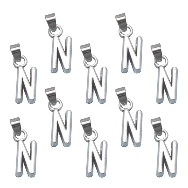20 pcs Anhänger zur Schmuckherstellung Diy Anhänger Charme Alphabet Armband Vint