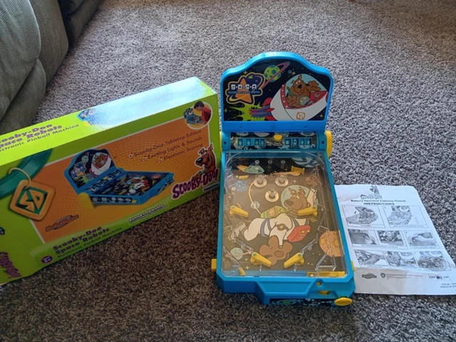 SCOOBY-DOO SPACE ROBOTS ELECTRONIC PINBALL MACHINE 2004 BY FUNRISE