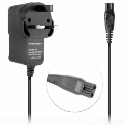 UK Plug Power Charger Lead Cord For Shaver S5600 S5641 Aquatouch Shave