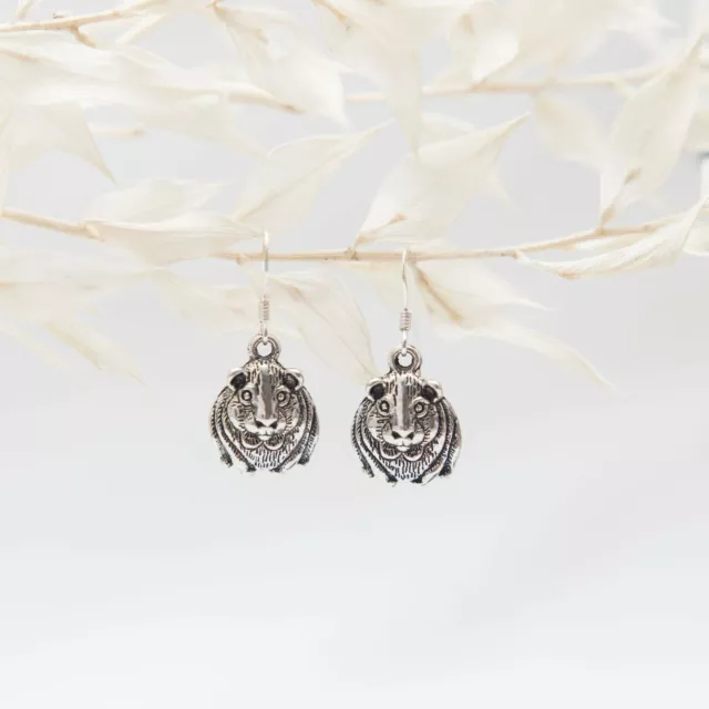 Guinea pig earrings - sterling silver ear wires - rodent gifts - pet loss gift 3