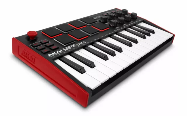 Akai MPK Mini MK3 USB MIDI Controller Keyboard 25 Minitasten 8 MPC Pads Software