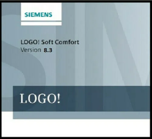 Siemens Software  Plc Programming Software Logo Soft Comfort V8.3 Win