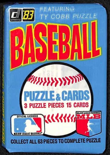 1983 Donruss Baseball Unopened Wax Pack From BBCE Sealed BOX !! 