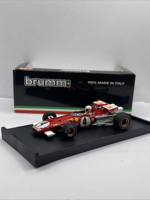 Modèle Réduit 1:43 BRUMM Ferrari F1 312B #27 - GP Belgique 1970, Jacky Ickx - Neuf