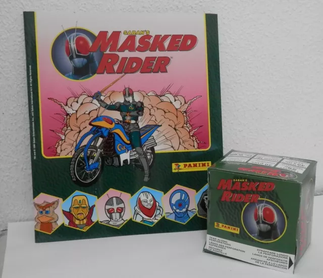 Album Y Caja De Cromos De La Serie Masked Rider  - Panini 1995