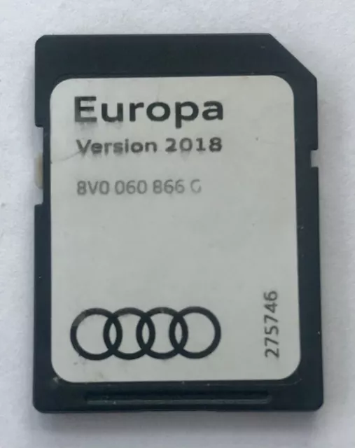 Scheda Sd Navigazione Originale Audi Sat Nav Mib-Hs 2018 Mappa Europa Uk 8V0919866G