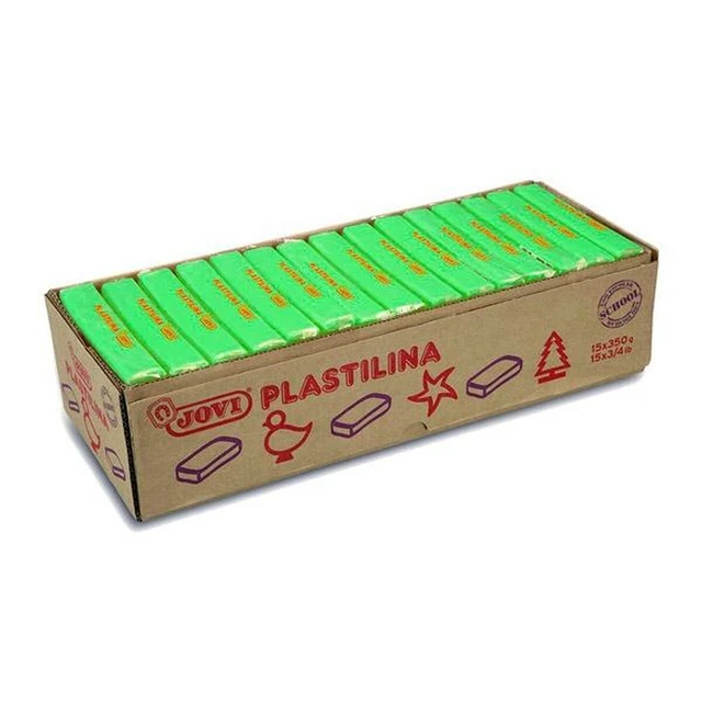 Plastilina Jovi School Verde Chiaro [15 Pezzi]