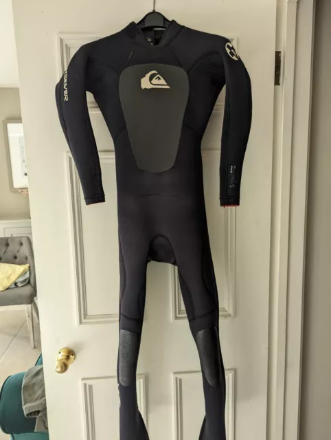 quicksilver syncro 5/4/3 mm winter long sleve wetsuit age 12 (158) boys