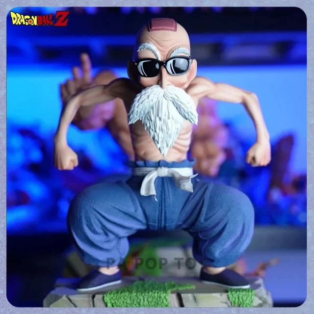 Figurine Maître Roshi Dragon Ball Z 26 Cm Avec Tortue 3D - PVC, 2025