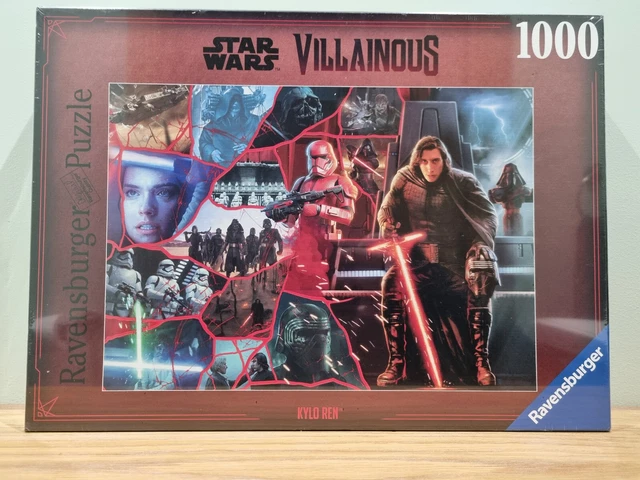 RAVENSBURGER DISNEY 1000 Piece Jigsaw Puzzle Star Wars Villainous Kylo RAVENSBURGER DISNEY 1000 Piece Jigsaw Puzzle Star Wars Villainous Kylo
