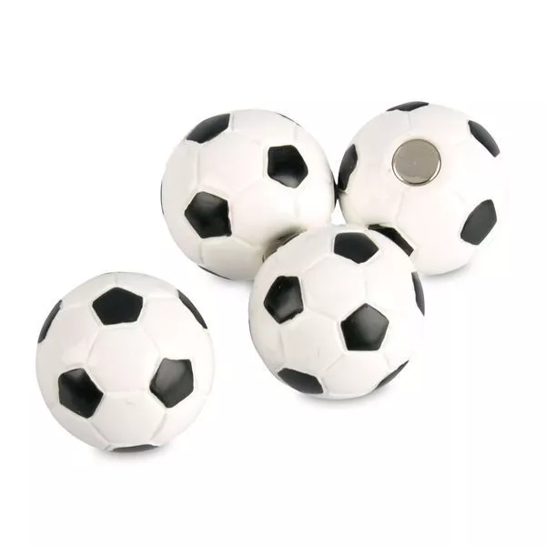Dekomagnete Fußball - Set mit 4 Magnet-Fußbällen