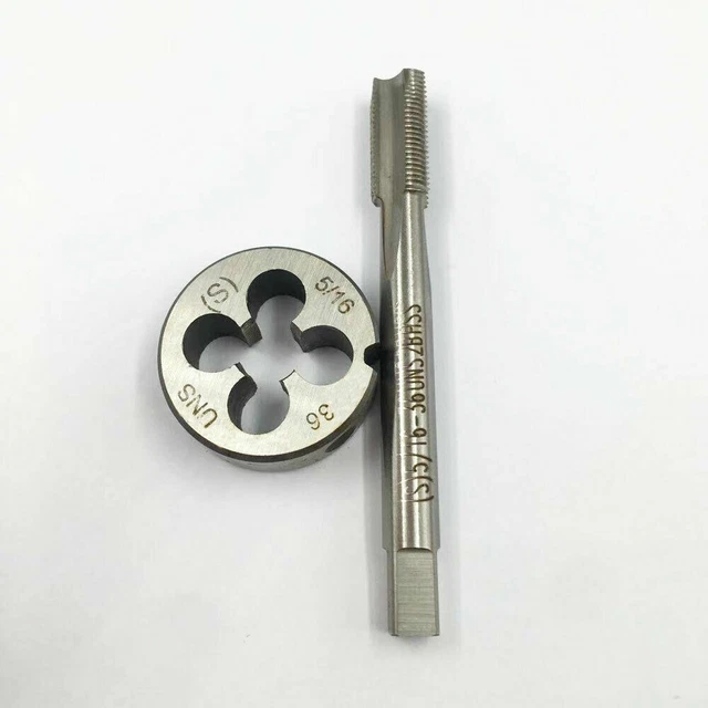 5/16-36 UNS HSS Tap And Die Set UNS Machine Thread Tap And UNS Round Thread
