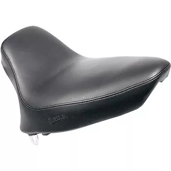 SADDLEMEN 884-01-002 Renegade Solo Seat- Smooth - Black - Softail 84-99