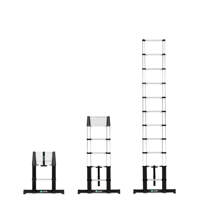 VONROC Scala telescopica pieghevole PRO - capacità di carico 150Kg. Lunghezza...