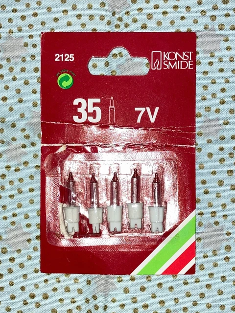 KONSTSMIDE ERSATZ LÄMPCHEN Lichterkette Steck Fassung für 35er Kette 7