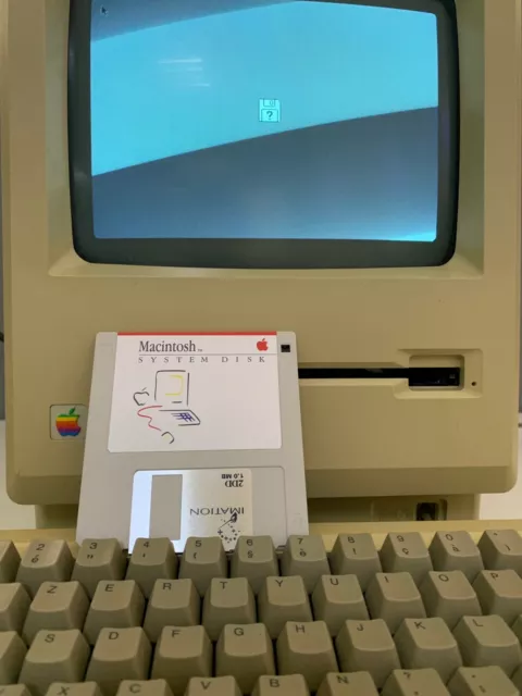 Macintosh System 1.1 floppy disk diskette 400K 128K / Plus - SE Apple Vintage