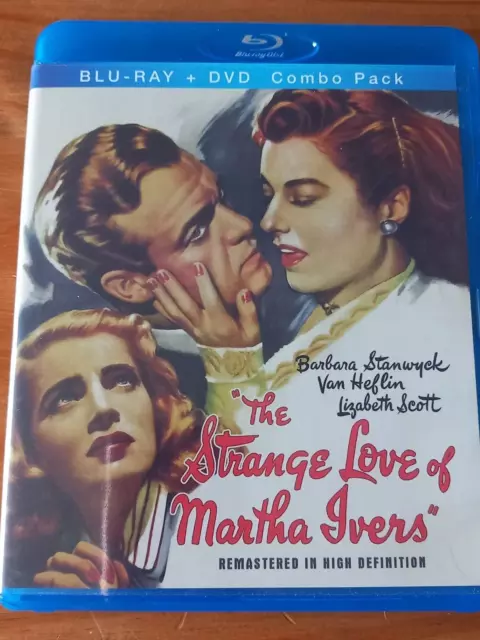 The Strange Love Of Martha Ivers     Blu Ray  And Dvd  (Film Noir)