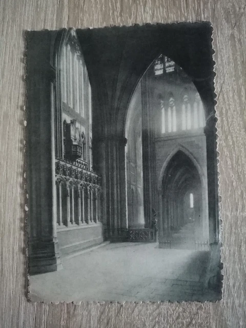 Cpsm Metz Cathedral Interior