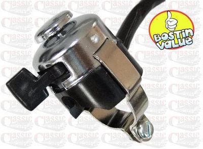 4 VINTAGE STYLED ROUND 12 VOLT DC HORN FOR MODERN VESPA 4 VINTAGE STYLED ROUND 12 VOLT DC HORN FOR MODERN VESPA