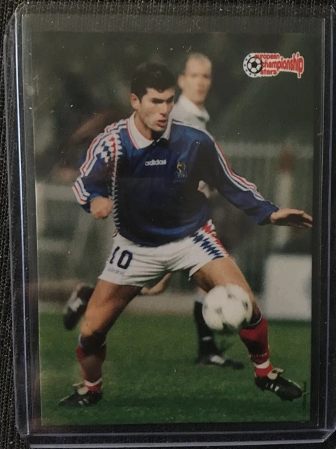 Carte Zinedine Zidane Rookie 1994 - France Vs Rép. Tchèque - Onze Mondial Rare