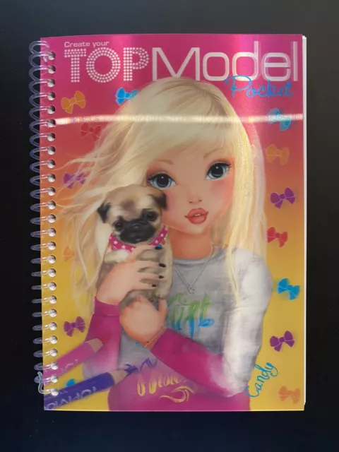Create your TOPModel Pocket - Malbuch mit Stickern by Depesche