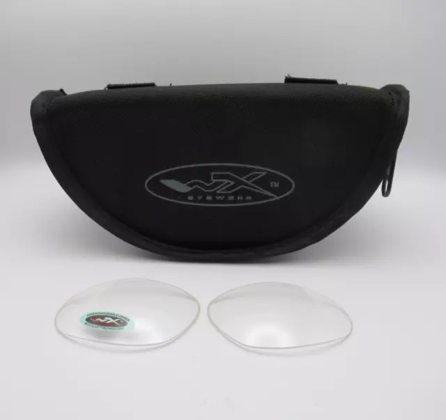 WX Eyewear Safety Glasses CASE ONLY Black Zip Around Belt Straps 7"X4"X3"