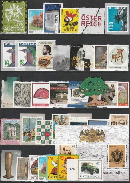 Österreich, EURO Briefmarken , Frankatur  ca. 103,60€ (WO0774), postfrisch**