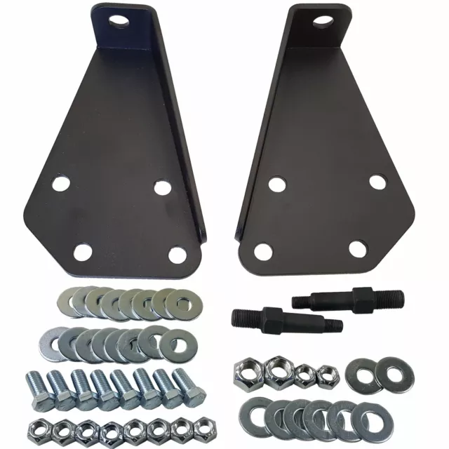 Front Shock Relocation Kit Bolt On Upper Brackets & P-19 For 1958-70 Impala Front Shock Relocation Kit Bolt On Upper Brackets & P-19 For 1958-70 Impala