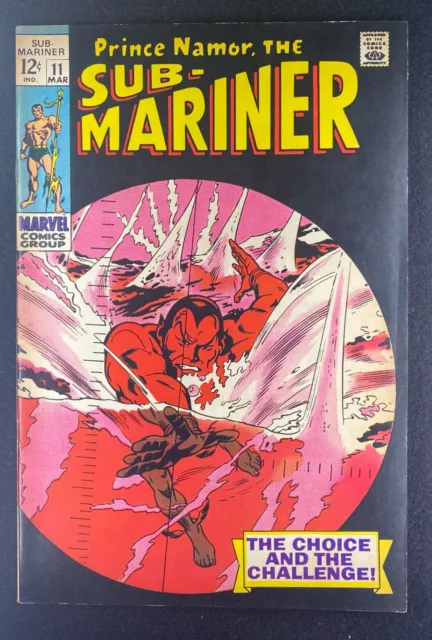 Sub-Mariner (1968) #11 FN+ (6.5) Gene Colan Cover & Art