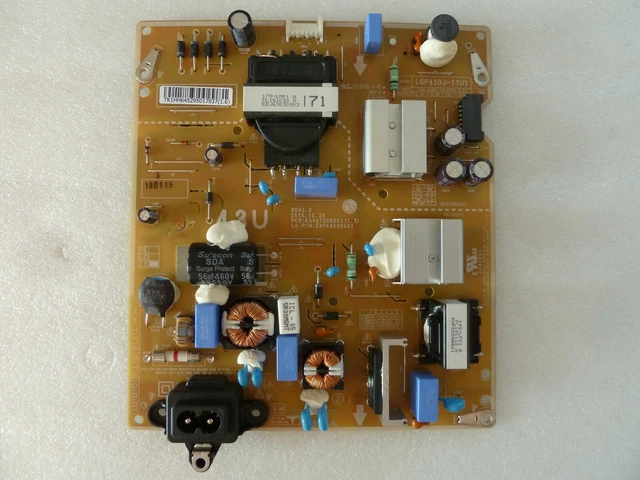 PIECES DETACHEES: Carte d'alimentation Tv Lg 715G7574 P01 W03 0H2M   D'occasion en très bon état