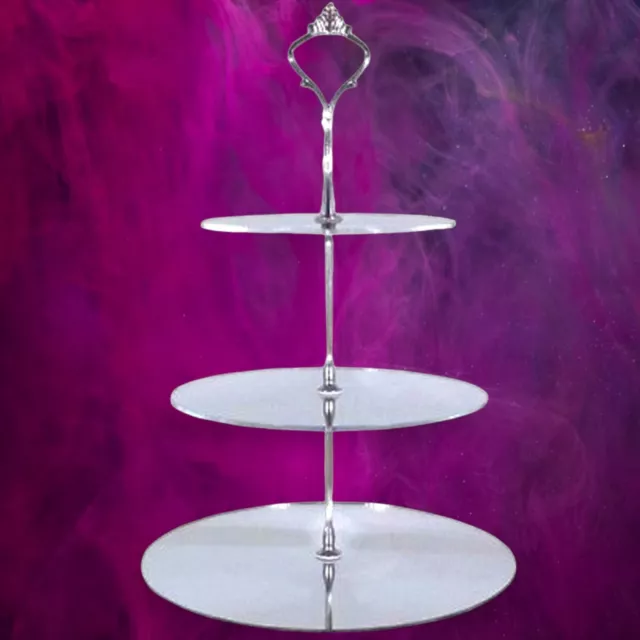 Three Tier Round Shaped Cake Stands - Two sizes and many colour choices