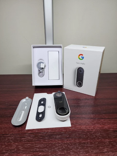 Timbre de video inteligente Wi-Fi Google Nest Hello (NC5100US) con cable