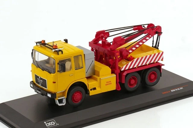 Miniature Camion MAN F 8 26.281 – IXO 1/43, Jaune, TRU043A.22
