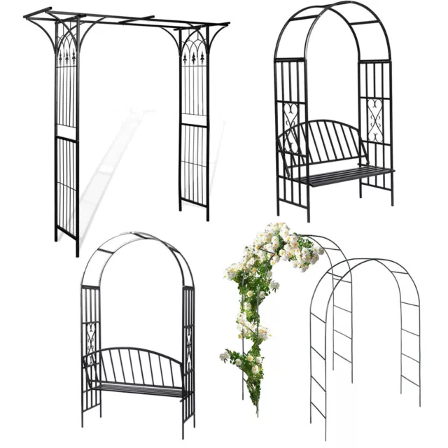 Rosenbogen METALL Spalier Rankhilfe Rankgitter PERGOLA Torbogen für Garten Deko