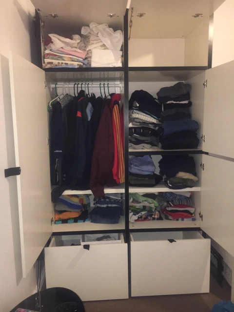 IKEA ODDA WARDROBE STORAGE Unit 14.00 PicClick UK