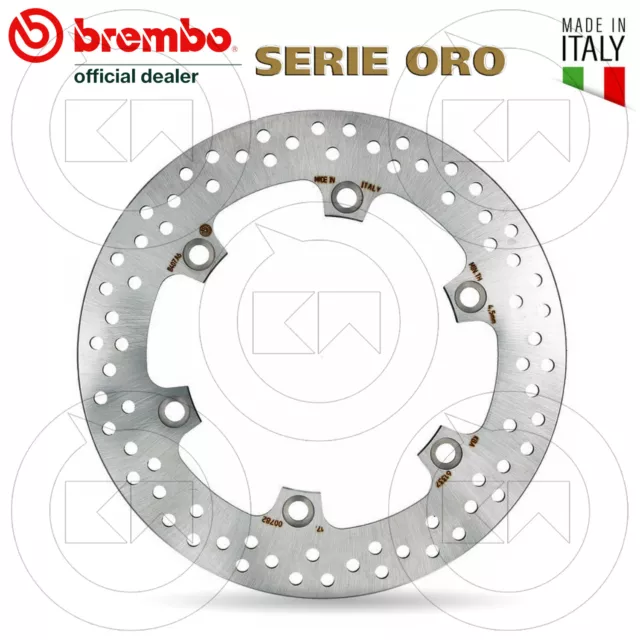 Brembo Serie Oro 68B407A6 Disco Freno Posteriore Fisso Honda Sh300 Abs Anno 2011