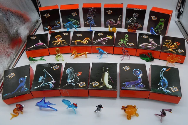 Collezione “ZOO DI VETRO” di Murano – 19 Animaletti Rosso Antico RARITA’