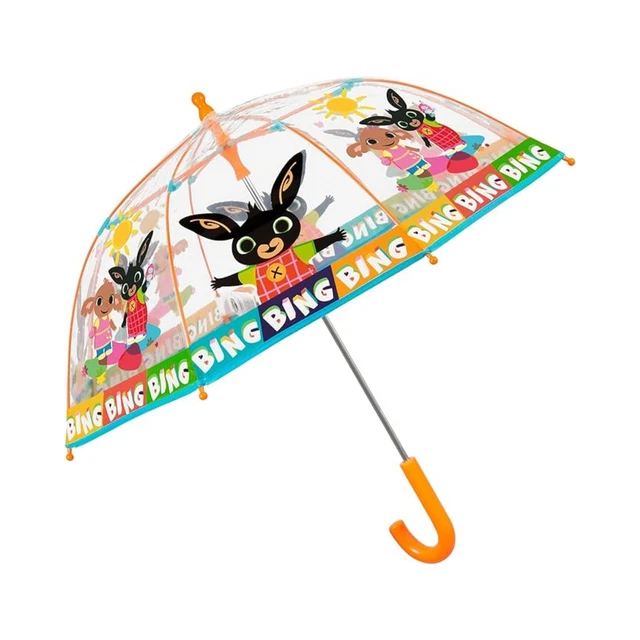 OMBRELLO PERLETTI 42cm BING CUPOLA POE TRASPARENTE AUTOMATICO D.74 c