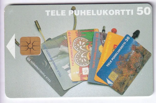 Europe  Telecarte / Phonecard .. Finlande 50Mk Mosaique Cards 04/98 Chip/Puce