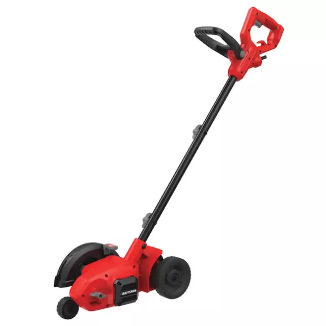 CRAFTSMAN 7.5-in Push Walk Behind Electric Lawn Edger Attachment Capable NOB