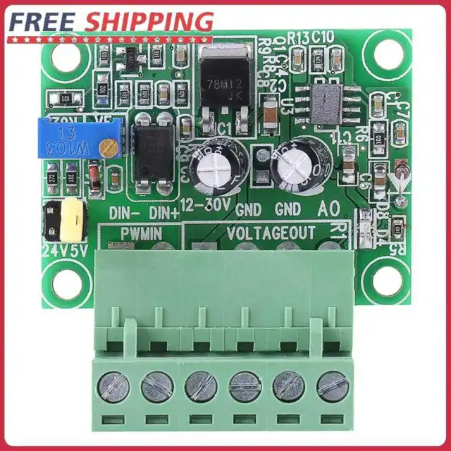 PWM To Voltage Digital To Analog Signal Modules Adjustable 0-10V for PLC MCU Use