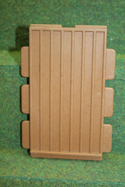Pièce Playmobil Moyen-Âge : Porte Beige Pour Château 3446 3448 Etc. | Accessoire Château Chevaliers Playmobil