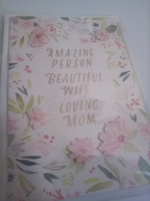 New Hallmark Mother's Day Card For Wife    Free Shipping