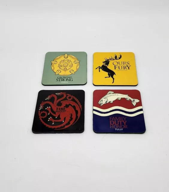 Game of Thrones Sigil Coasters Set of Four 3